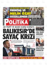 BALIKESİR POLİTİKA