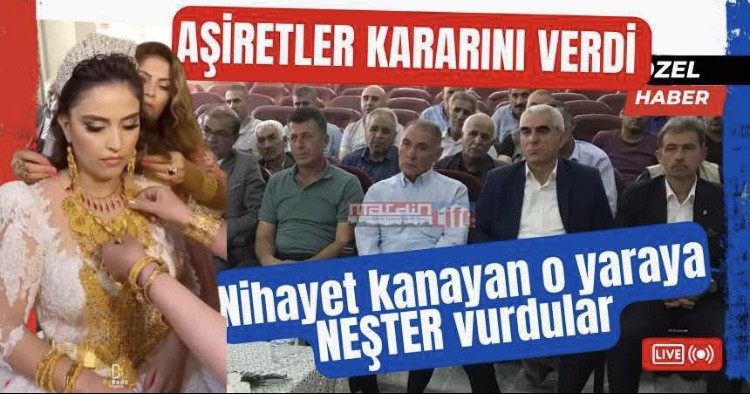 Aşiret kararını verdi: Başlık parası kaldırıldı, Altın kısıtlamasına gitti!