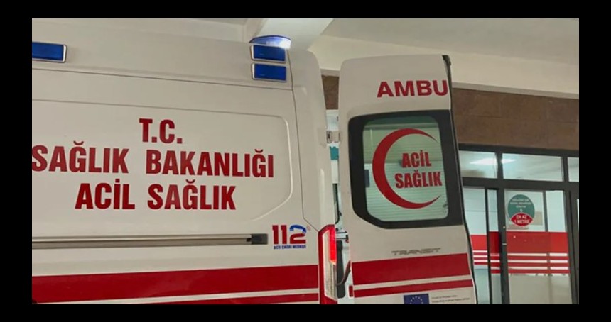 Kaza yapan otomobil sürücüsü yaralandı