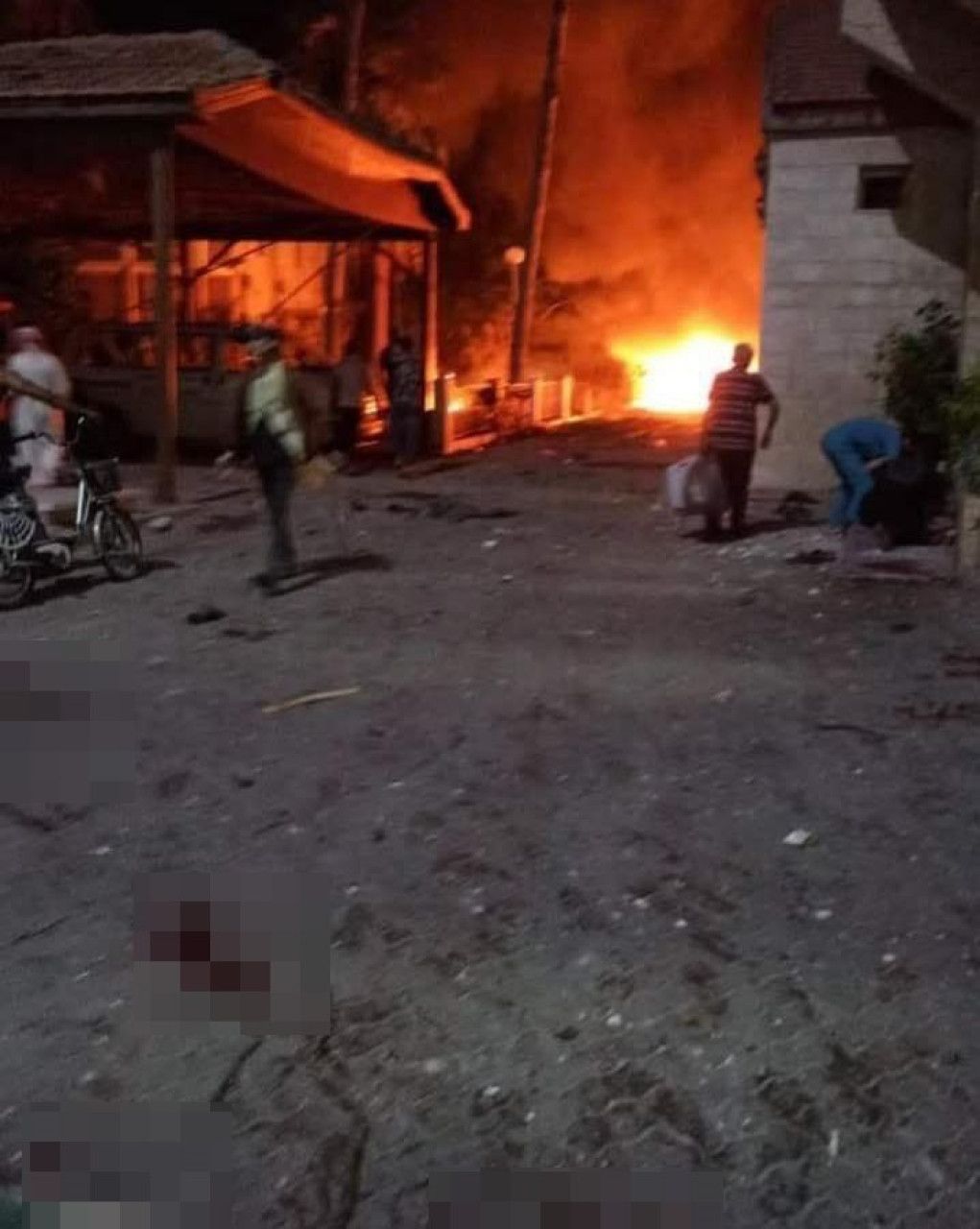 İsrail Gazze Şeridi’ndeki Baptist Hastanesi’ni vurdu; 500’e yakın ölü var