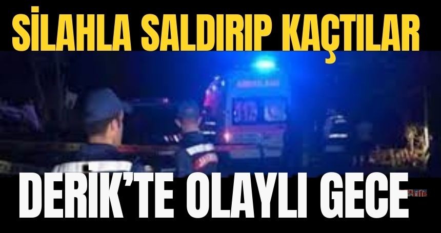 Derik’te olaylı gece