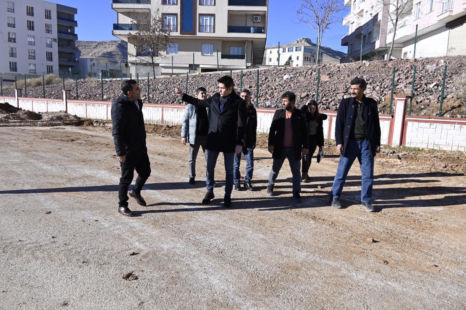 Kaymakam Çakır çalışmaları yerinde takip etti