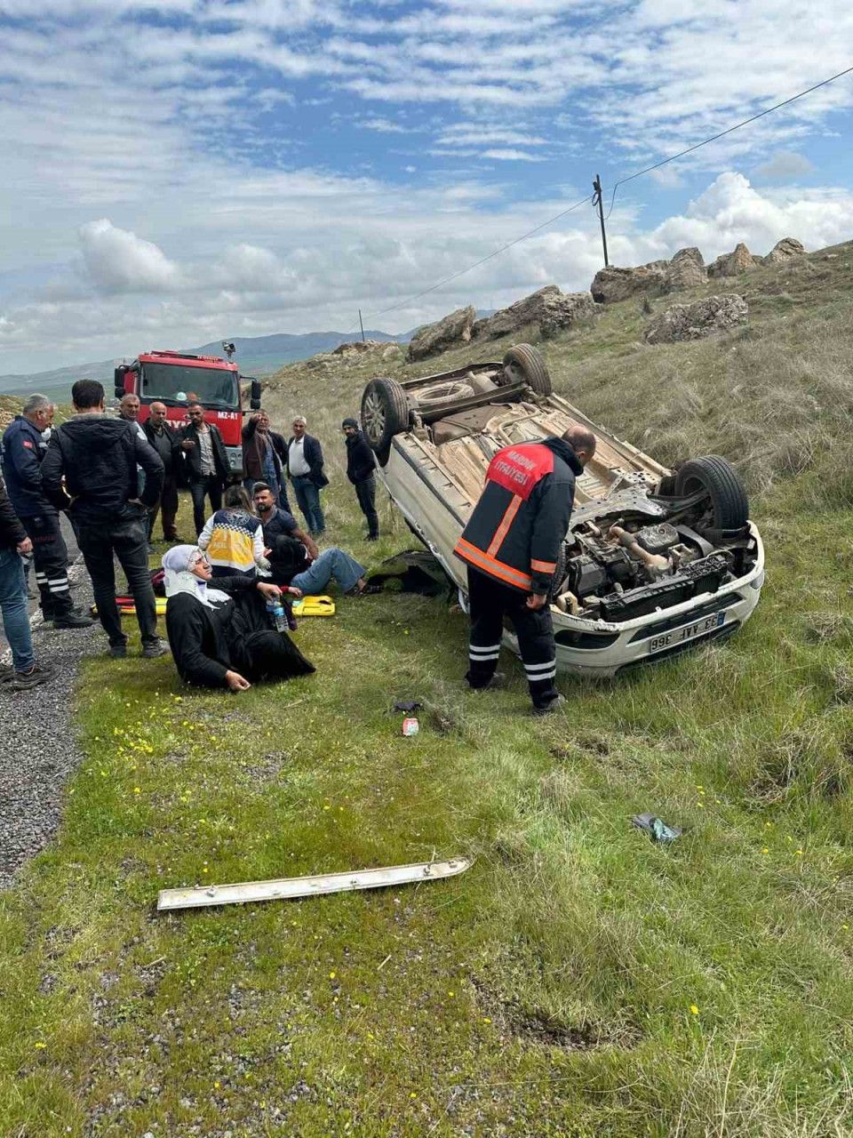 Derik-Mazıdağı yolunda kaza: 4 yaralı
