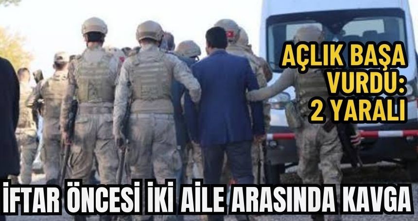 Derik’te husumeti iki aile arasında kavga