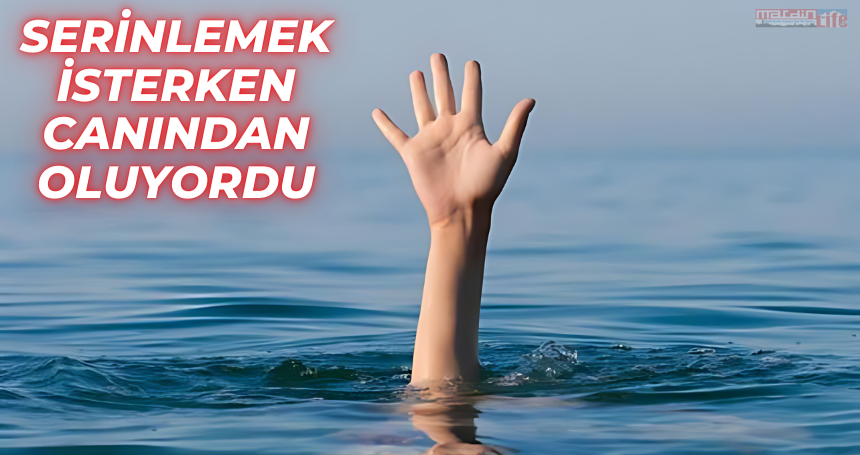 Küçük çocuk serinlemek isterken az kalsın canından oluyordu