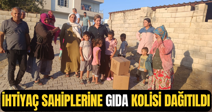 İhtiyaç sahiplerine Gıda kolisi dağıtıldı