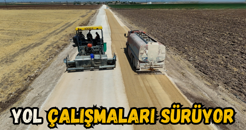 Derik’te Yol çalışmaları sürüyor
