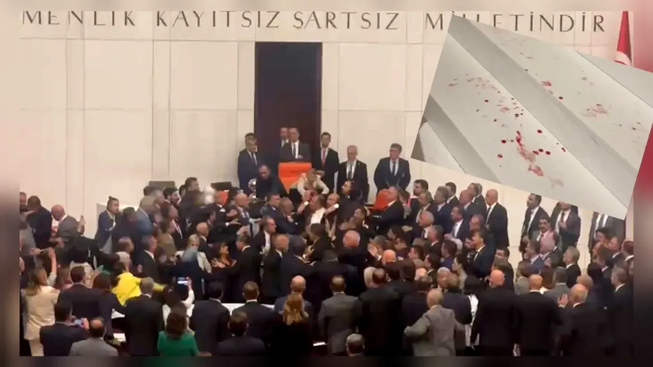 Meclis yine karıştı, DEM Partili vekilin kaşı patladı