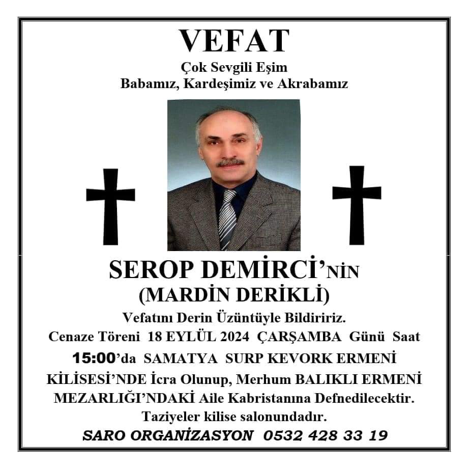 Demirci ailesinin acı kaybı