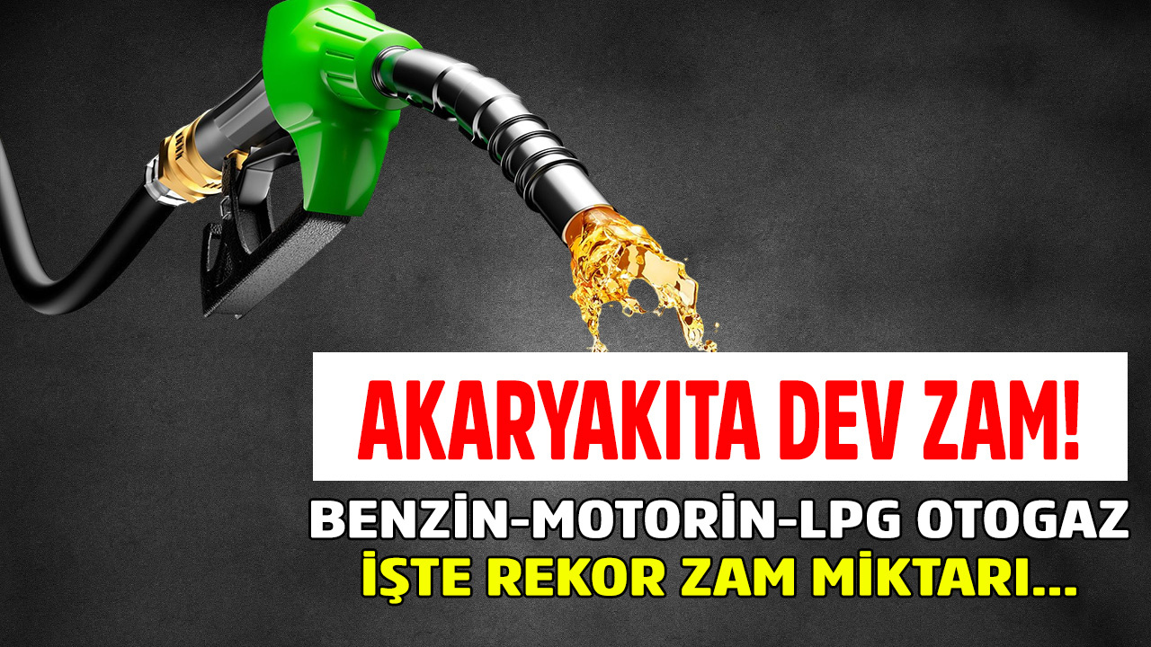 Depolarınızı doldurun!!! Benzin ve Motorine Büyük Zam Geliyor