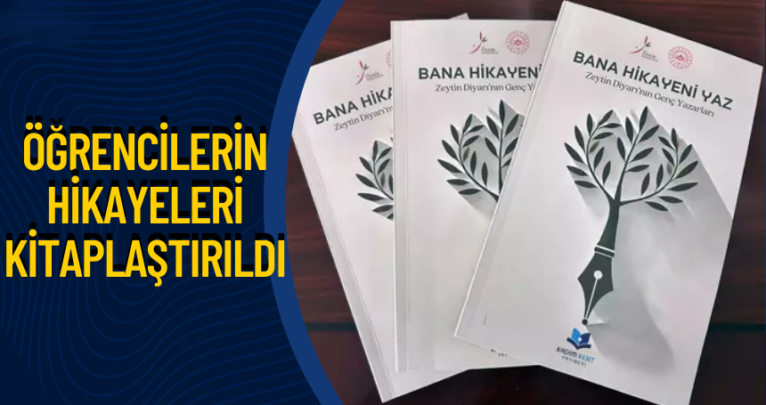 Öğrencilerin hikayeleri kitaplaştırıldı